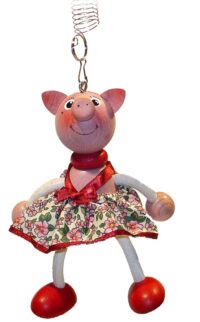 Piggy with Dress